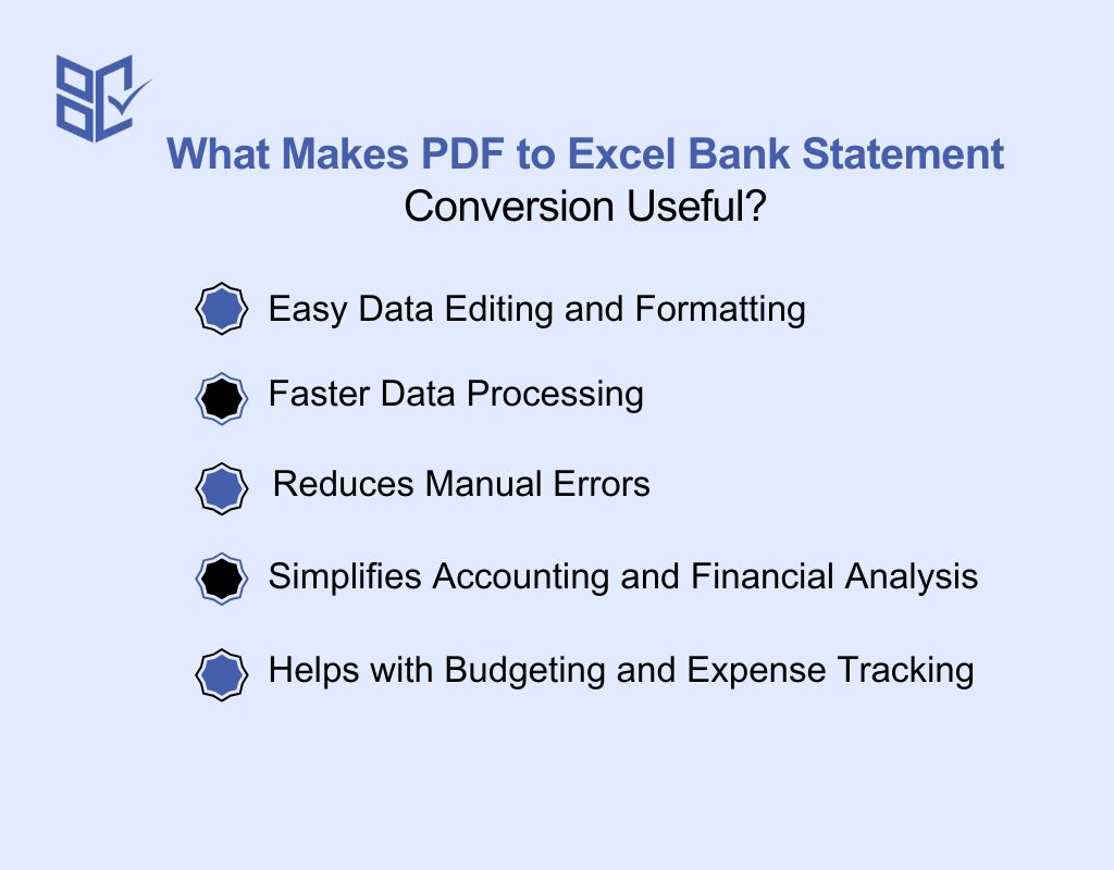 What Makes PDF to Excel Bank Statement Conversion Useful